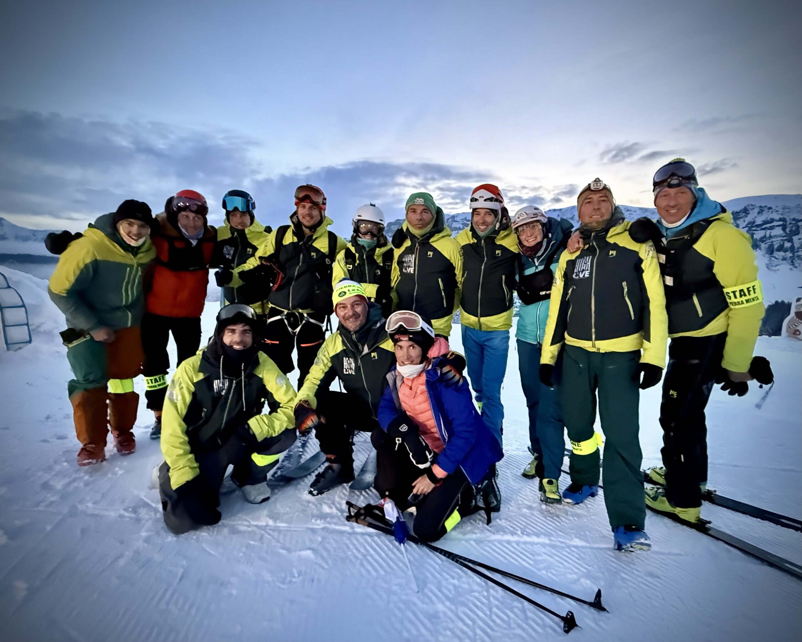 L’équipe HighLive en montagne